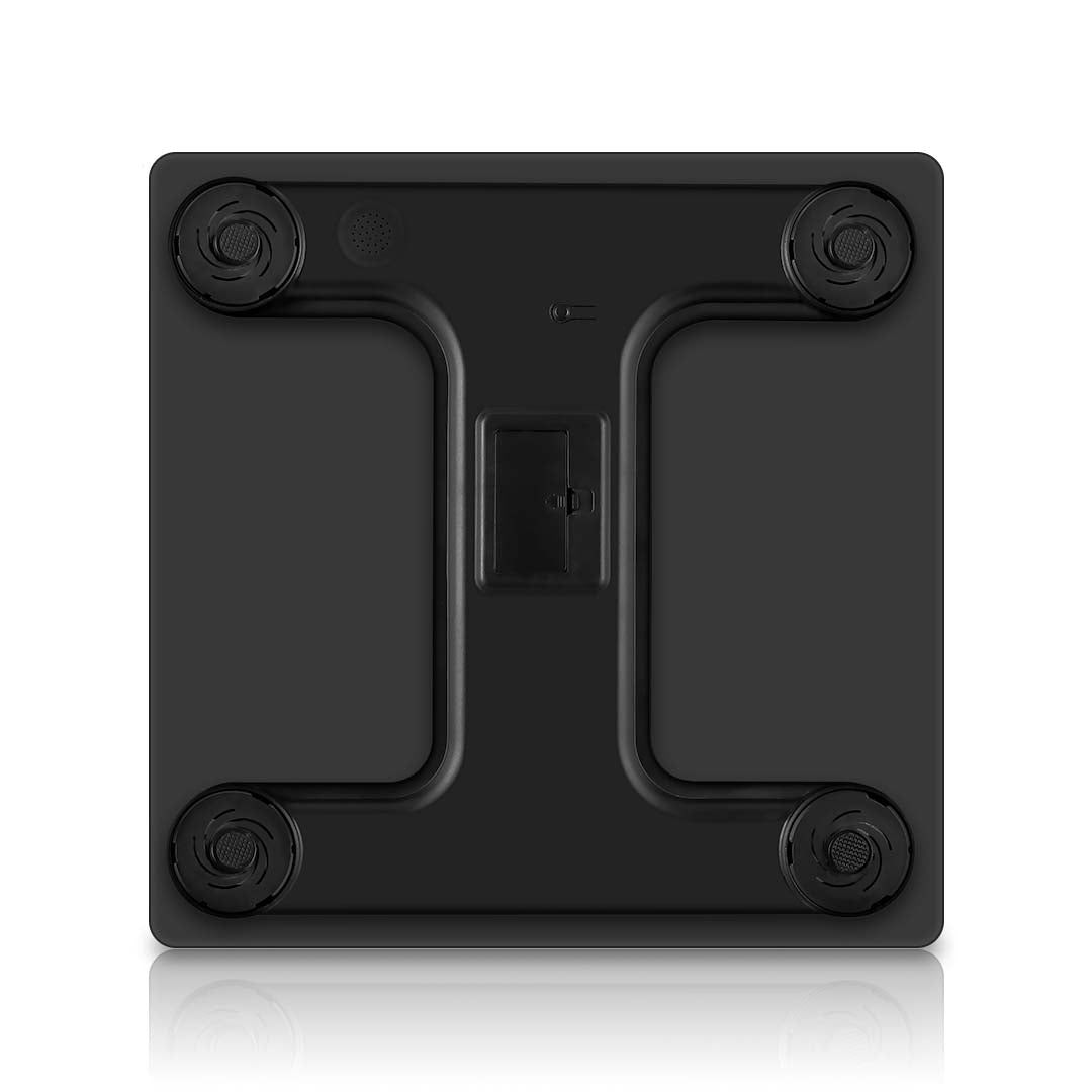 NNEAGS 2X Glass LCD Digital Body Fat Scale Bathroom Electronic Gym Water Weighing Scales Black/Blue